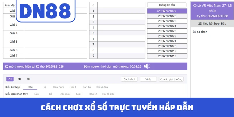 Cách chơi xổ số trực tuyến hấp dẫn, dễ tham gia